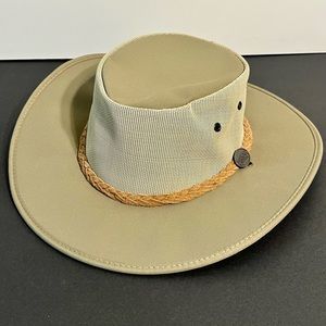 Barmah Hats Wide Brim Canvas Drover Hat XL